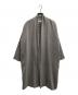 evam eva（エヴァムエヴァ）の古着「アンゴラウールローブコート」｜グレー