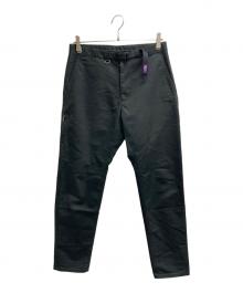 THE NORTHFACE PURPLELABEL（ザ・ノースフェイス パープルレーベル）の古着「STRETCH TWILL TAPERED PANTS」｜ブラック