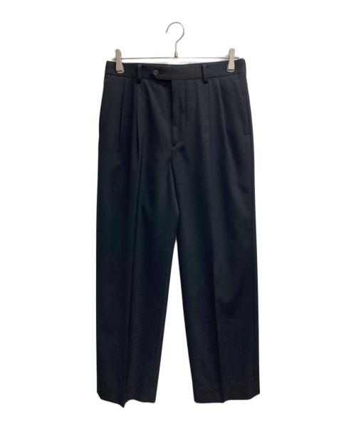 AURALEE（オーラリー）AURALEE (オーラリー) 25AW LIGHT WOOL MAX GABARDINE TWO-TUCK SLACKS ブラック サイズ:3の古着・服飾アイテム