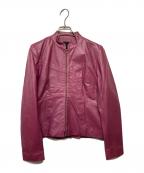ANNA SUIアナスイ）の古着「レザージャケット」｜パープル