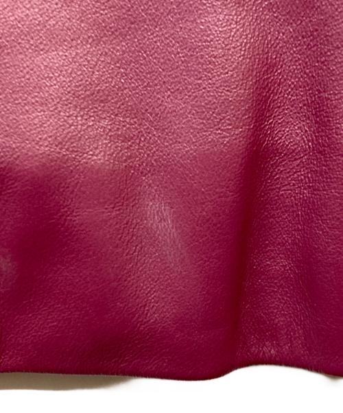 ANNA SUI（アナスイ）ANNA SUI (アナスイ) レザージャケット パープル サイズ:2の古着・服飾アイテム