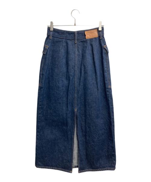 atelier SOMETHING（アトリエ サムシング）atelier SOMETHING (アトリエ サムシング) BIG POCKET SKIRT インディゴ サイズ:Mの古着・服飾アイテム