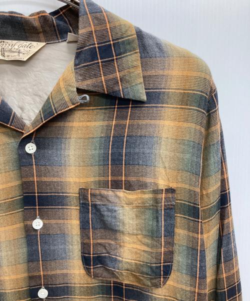 JELADO（ジェラード）JELADO (ジェラード) オープンカラーレーヨンシャツ ブラウン サイズ:XLの古着・服飾アイテム