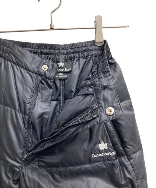 Canadian East（カナディアンイースト）Canadian East (カナディアンイースト) アウトドア ダウンパンツ ブラック サイズ:XSの古着・服飾アイテム