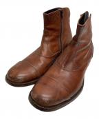 MoMAモマ）の古着「ジップアップブーツ」｜ブラウン