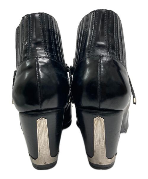 TOGA PULLA（トーガ プルラ）TOGA PULLA (トーガ プルラ) ポインテッドトゥブーツ ブラック サイズ:38の古着・服飾アイテム