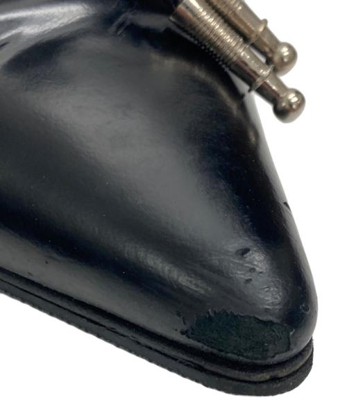 TOGA PULLA（トーガ プルラ）TOGA PULLA (トーガ プルラ) ポインテッドトゥブーツ ブラック サイズ:38の古着・服飾アイテム