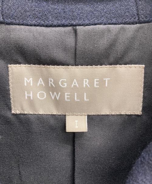 MARGARET HOWELL（マーガレットハウエル）MARGARET HOWELL (マーガレットハウエル) ソフトウールステンカラーコート ネイビー サイズ:1の古着・服飾アイテム
