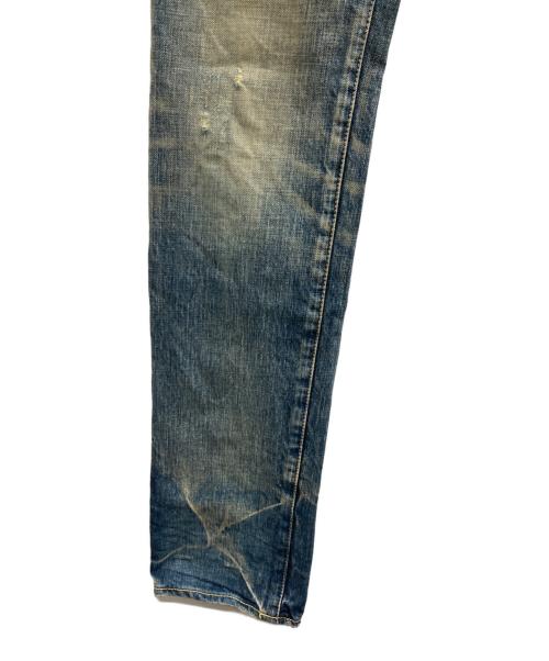 Hysteric Glamour（ヒステリックグラマー）Hysteric Glamour (ヒステリックグラマー) スタッズローライズデニムパンツ インディゴ サイズ:Sの古着・服飾アイテム