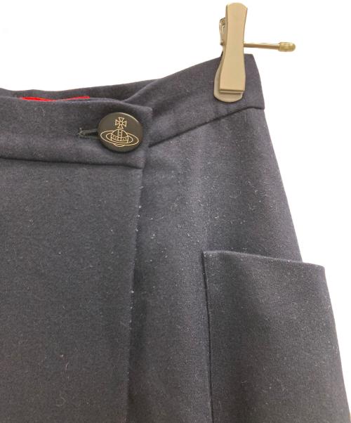 Vivienne Westwood RED LABEL（ヴィヴィアンウエストウッドレッドレーベル）Vivienne Westwood RED LABEL (ヴィヴィアンウエストウッドレッドレーベル) ライディングスカート ネイビー サイズ:01の古着・服飾アイテム