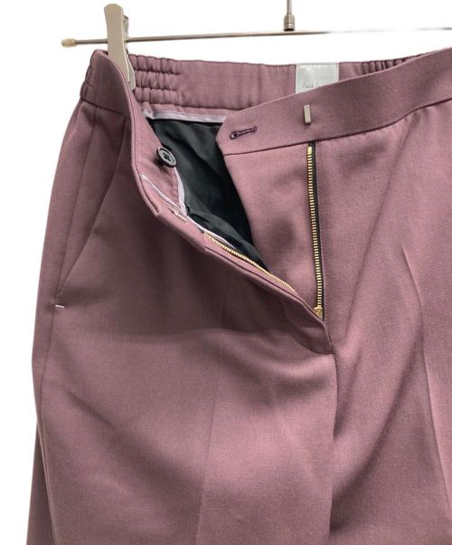 PS Paul Smith（ＰＳポールスミス）PS Paul Smith (ＰＳポールスミス) ギャバジン テーパードパンツ パープル サイズ:38の古着・服飾アイテム