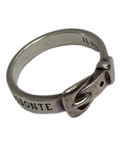 IL BISONTE（イル ビゾンテ）IL BISONTE (イル ビゾンテ) ベルトモチーフシルバーリング シルバーカラー サイズ:記載なしの古着・服飾アイテム