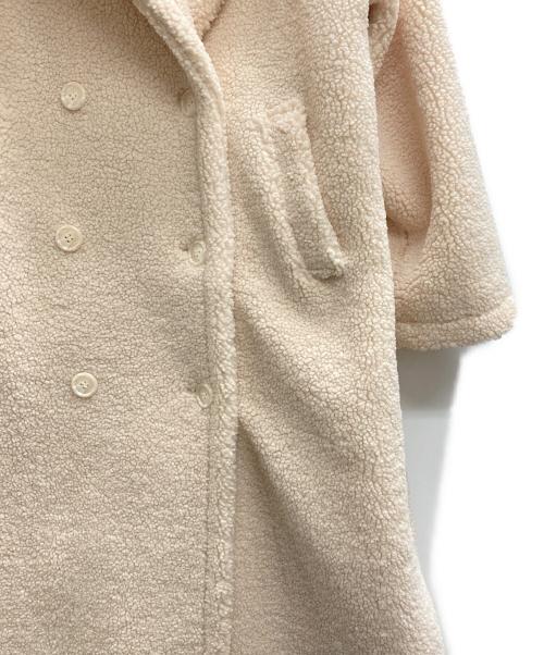 rienda（リエンダ）rienda (リエンダ) テディボア2WAYロングコート アイボリー サイズ:Mの古着・服飾アイテム