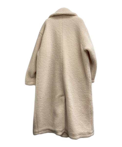 rienda（リエンダ）rienda (リエンダ) テディボア2WAYロングコート アイボリー サイズ:Mの古着・服飾アイテム