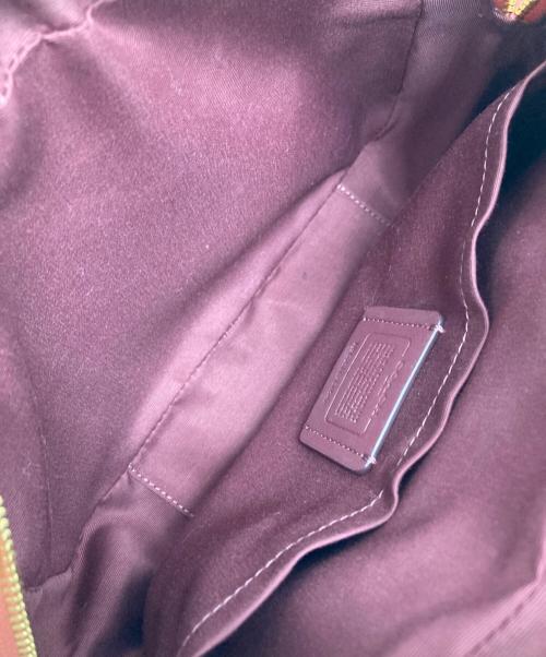 COACH（コーチ）COACH (コーチ) シグネチャーショルダーバッグ ピンクの古着・服飾アイテム