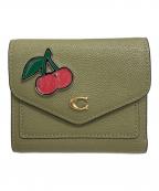 COACHコーチ）の古着「ウィン スモール ウォレット」｜オリーブ