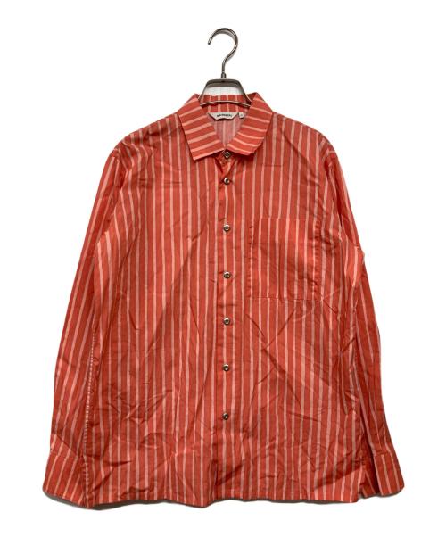 marimekko（マリメッコ）marimekko (マリメッコ) ヨカポイカストライプシャツ ピンク サイズ:XSの古着・服飾アイテム