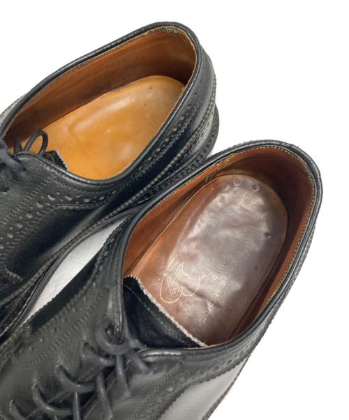 Florsheim（フローシャイム）Florsheim (フローシャイム) ウィングチップシューズ ブラック サイズ:71/2 Dの古着・服飾アイテム
