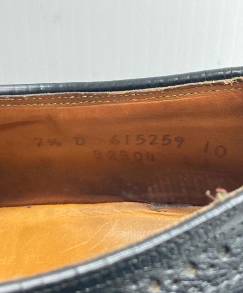 Florsheim（フローシャイム）Florsheim (フローシャイム) ウィングチップシューズ ブラック サイズ:71/2 Dの古着・服飾アイテム