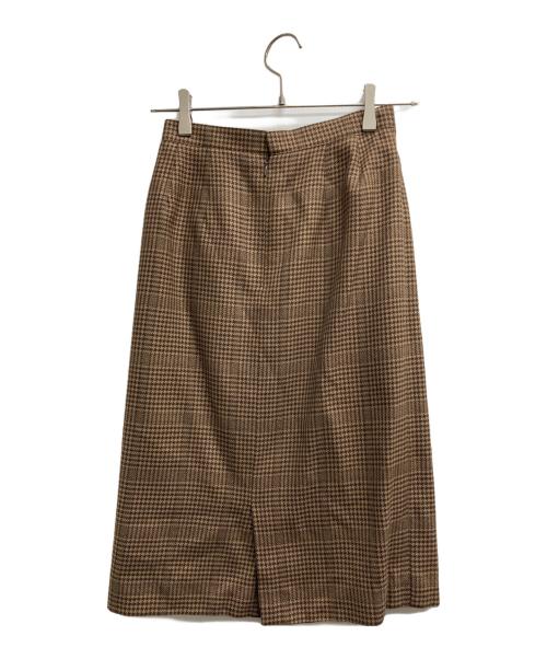 Burberry's（バーバリー）Burberry's (バーバリーズ) 千鳥格子セットアップ ブラウン サイズ:9ARの古着・服飾アイテム