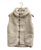 Gymphlexジムフレックス）の古着「ボアベスト」｜アイボリー