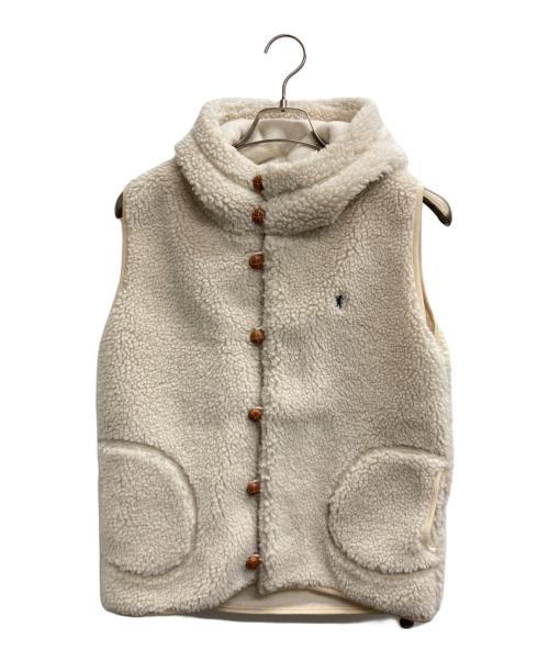 Gymphlex（ジムフレックス）Gymphlex (ジムフレックス) ボアベスト アイボリー サイズ:16 未使用品の古着・服飾アイテム