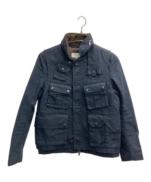 MACKINTOSH PHILOSOPHY（マッキントッシュ フィロソフィー）MACKINTOSH PHILOSOPHY (マッキントッシュ フィロソフィー) レイヤードジャケット ネイビー サイズ:38の古着・服飾アイテム