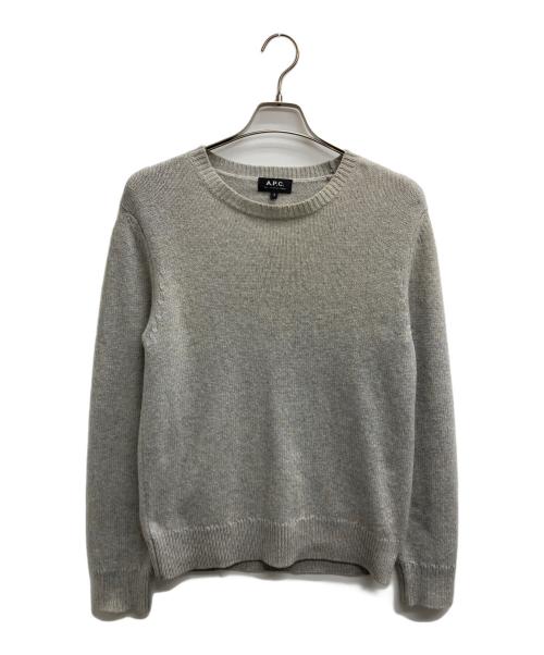 A.P.C.（アーペーセー）A.P.C. (アーペーセー) アルパカ混ニット グレー サイズ:Sの古着・服飾アイテム