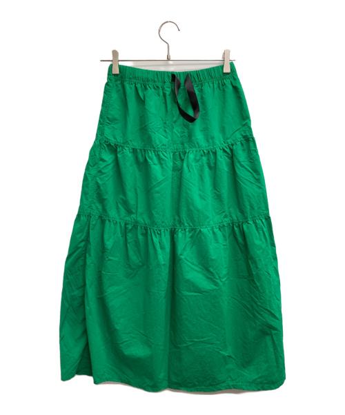 GRAMICCI（グラミチ）GRAMICCI (グラミチ) ナイロンティアードスカート グリーン サイズ:記載なしの古着・服飾アイテム