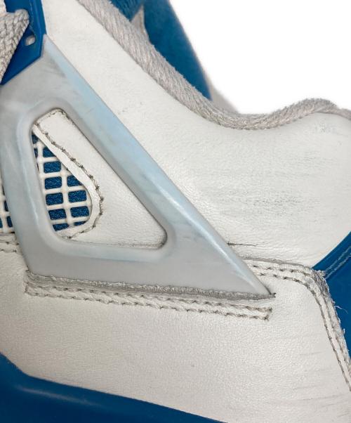 NIKE（ナイキ）NIKE (ナイキ) Air Jordan 4 Retro ホワイト×ブルー サイズ:27.0の古着・服飾アイテム