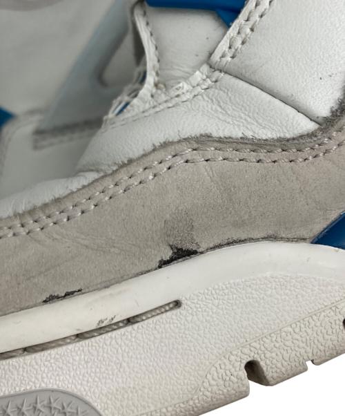 NIKE（ナイキ）NIKE (ナイキ) Air Jordan 4 Retro ホワイト×ブルー サイズ:27.0の古着・服飾アイテム