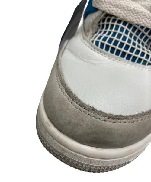 NIKE（ナイキ）NIKE (ナイキ) Air Jordan 4 Retro ホワイト×ブルー サイズ:27.0の古着・服飾アイテム