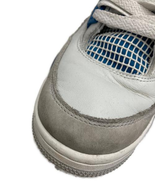 NIKE（ナイキ）NIKE (ナイキ) Air Jordan 4 Retro ホワイト×ブルー サイズ:27.0の古着・服飾アイテム