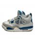 NIKE (ナイキ) Air Jordan 4 Retro ホワイト×ブルー サイズ:27.0：10000円