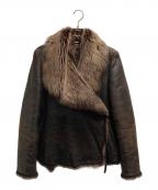 MaxMaraマックスマーラ）の古着「レザージャケット」｜ブラウン