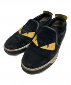 FENDIフェンディ）の古着「モンスターバッグズアイスリッポン」｜ブラック×イエロー