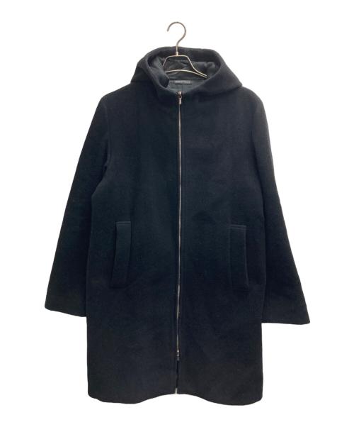 agnes b homme（アニエスベーオム）agnes b homme (アニエスベーオム) フーデッドコート ブラック サイズ:50の古着・服飾アイテム