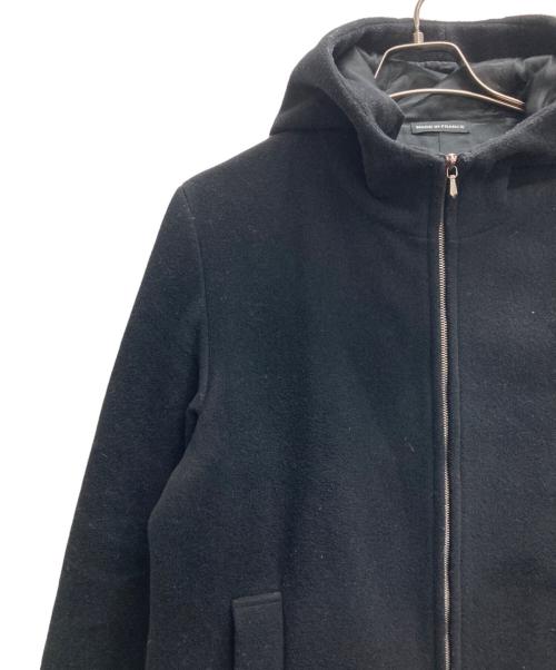 agnes b homme（アニエスベーオム）agnes b homme (アニエスベーオム) フーデッドコート ブラック サイズ:50の古着・服飾アイテム