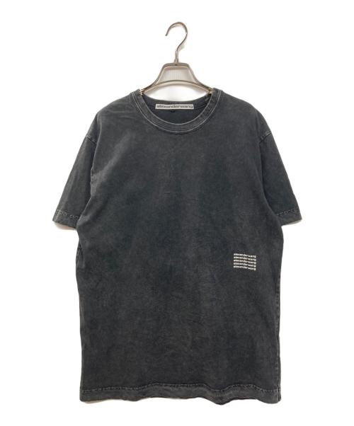 ALEXANDER WANG（アレキサンダー・ワン）ALEXANDER WANG (アレキサンダー・ワン) ロゴプリントTシャツ ブラック サイズ:Sの古着・服飾アイテム