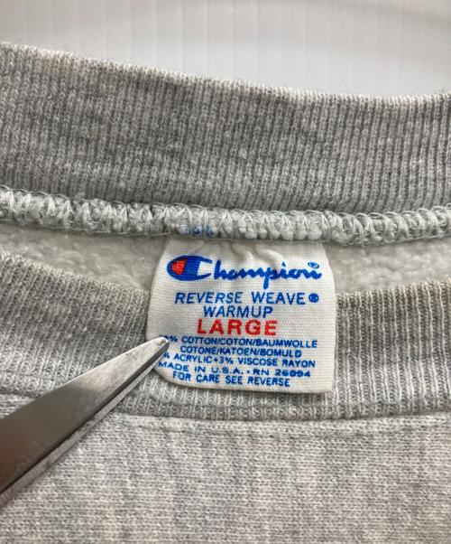 Champion（チャンピオン）Champion (チャンピオン) 80’s リバースウィーブカレッジロゴスウェット グレー サイズ:Lの古着・服飾アイテム
