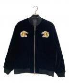 TAION×JPNSPタイオン×ジャパンスペシャル）の古着「リバーシブルスカジャンダウンジャケット」｜ブラック