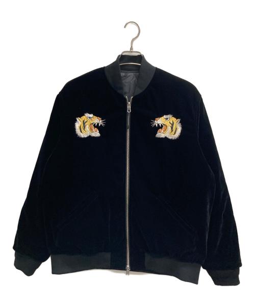 TAION（タイオン）TAION (タイオン) JPNSP (ジャパンスペシャル) リバーシブルスカジャンダウンジャケット ブラック サイズ:Mの古着・服飾アイテム