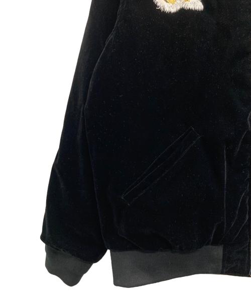 TAION（タイオン）TAION (タイオン) JPNSP (ジャパンスペシャル) リバーシブルスカジャンダウンジャケット ブラック サイズ:Mの古着・服飾アイテム