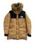 THE NORTH FACE（ザ ノース フェイス）の古着「MOUNTAIN DOWN COAT（マウンテン　ダウン　コ－ト）」｜ベージュ×ブラック