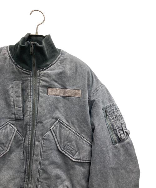 LAGUA GEM（ラグアジェム）LAGUA GEM (ラグアジェム) BIG POCKET COTTON MA-1 グレー サイズ:FREEの古着・服飾アイテム