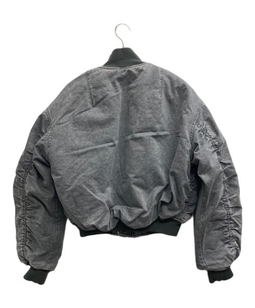 LAGUA GEM（ラグアジェム）LAGUA GEM (ラグアジェム) BIG POCKET COTTON MA-1 グレー サイズ:FREEの古着・服飾アイテム