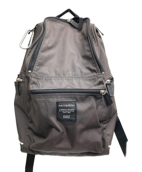 marimekko（マリメッコ）marimekko (マリメッコ) リュック グレーの古着・服飾アイテム