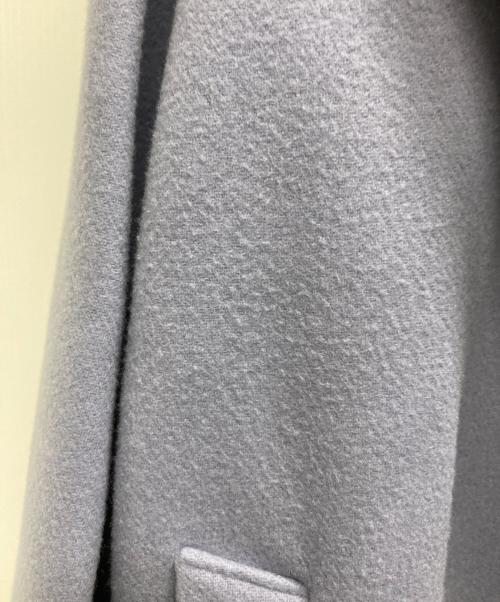 Whim Gazette（ウィムガゼット）Whim Gazette (ウィムガゼット) ダブルクロスオーバーコート ブルー サイズ:Fの古着・服飾アイテム