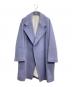Whim Gazette（ウィムガゼット）の古着「ダブルクロスオーバーコート」｜ブルー