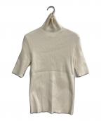 VALENTINOヴァレンティノ）の古着「半袖ニット」｜ホワイト